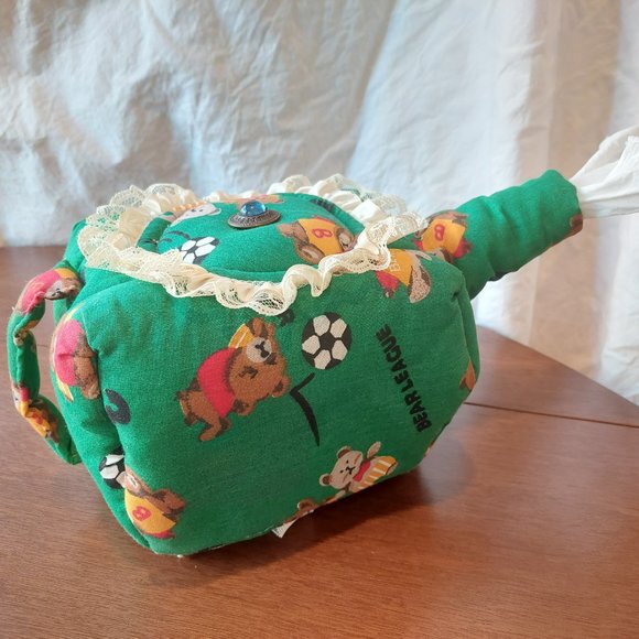 Vintage Handmade Teapot Tissue Box Cover NWOT - Picture 2 of 4
